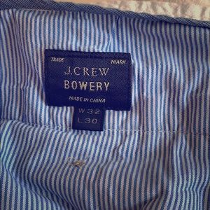 JCrew Bowery Cotton Dress Pants EUC 32x30
